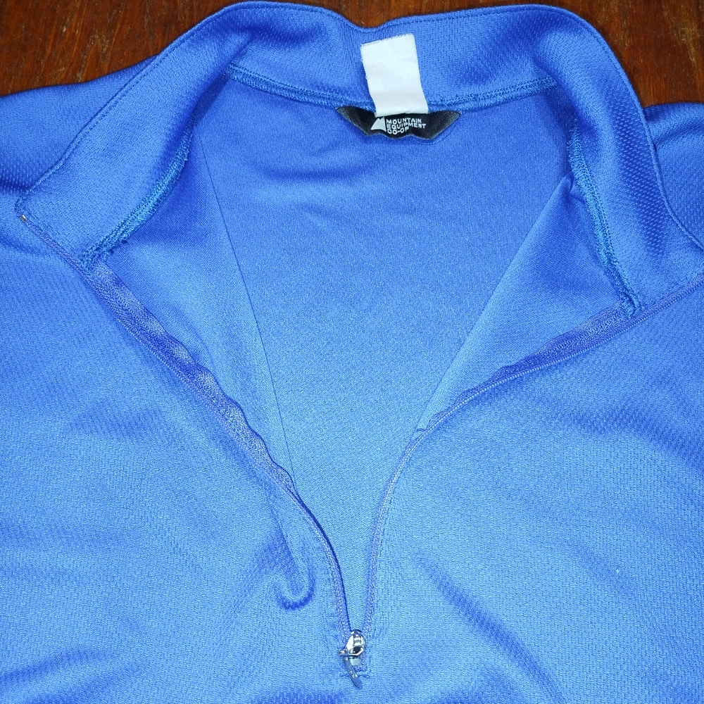Mountain Equipment Co-op XL Men's Quarter Zip Pullover, Bluish-Purple, H… - Picture 2 of 11